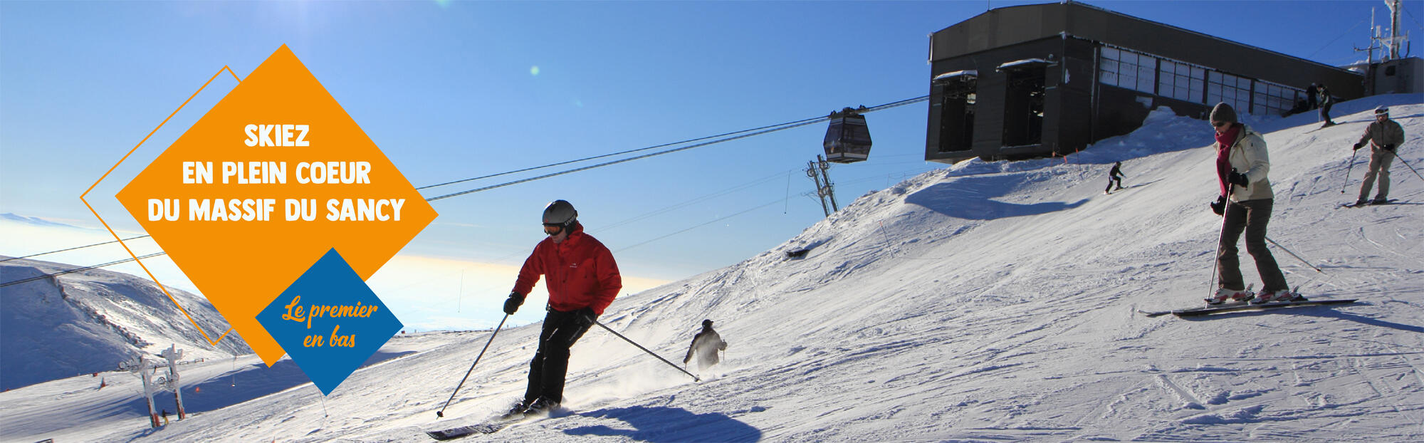 ◅ Tubing et draisienne, SAEML Pavin-Sancy, vente de forfaits ski